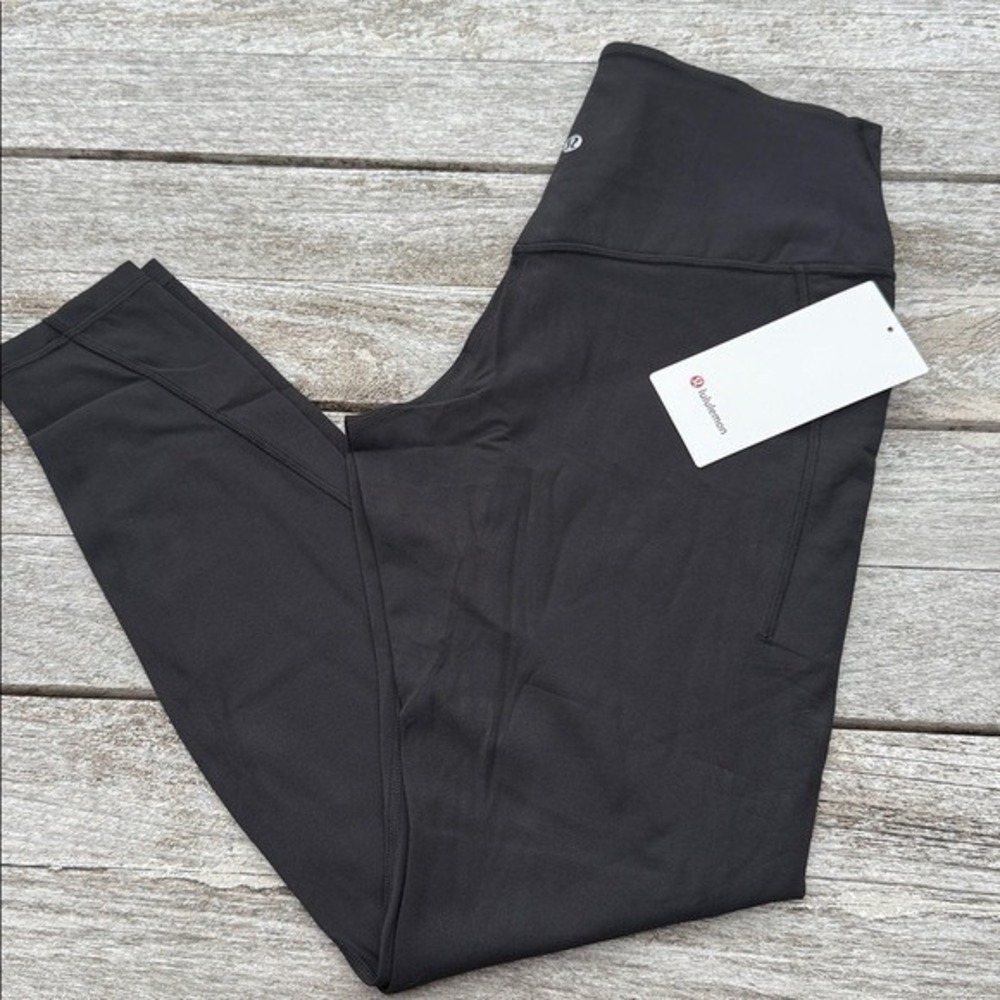 Lululemon Align High-Rise Pant with Pockets 28" Black size 10 nwt 🖤